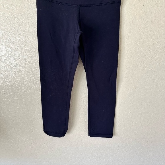 Lululemon Wunder Under Crop blue leggings size 4 - Picture 5 of 10
